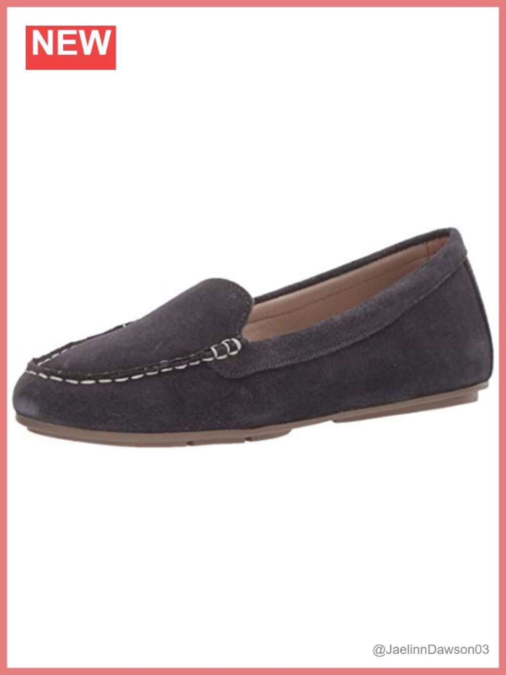 Suede Leather Loafer with Fringe Tassel - Pull-On Flat